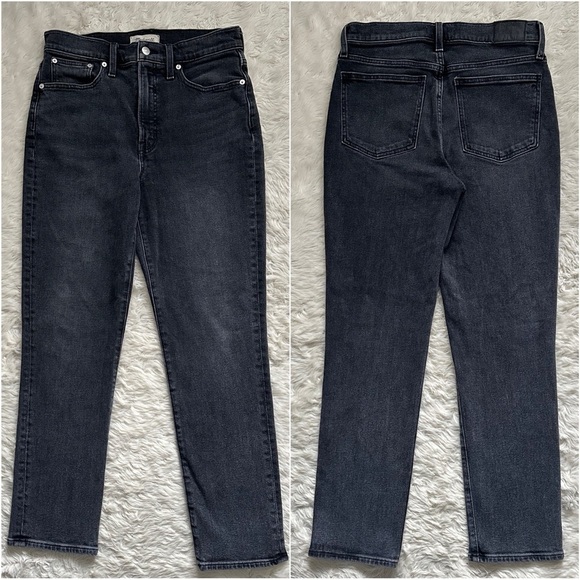 Madewell Jeans The Perfect Vintage Jean in Lunar Wash High Waist Denim Sz 28 - Picture 3 of 12